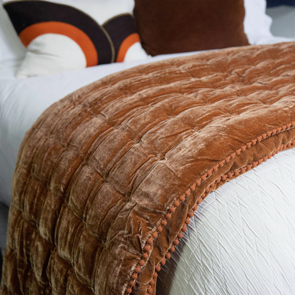 Cruz Velvet Comforter | Ocean