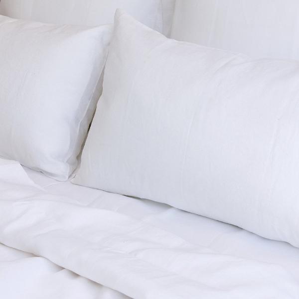 White Linen Duvet Cover The Linen Store