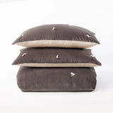 Oakura Quilt - Charcoal