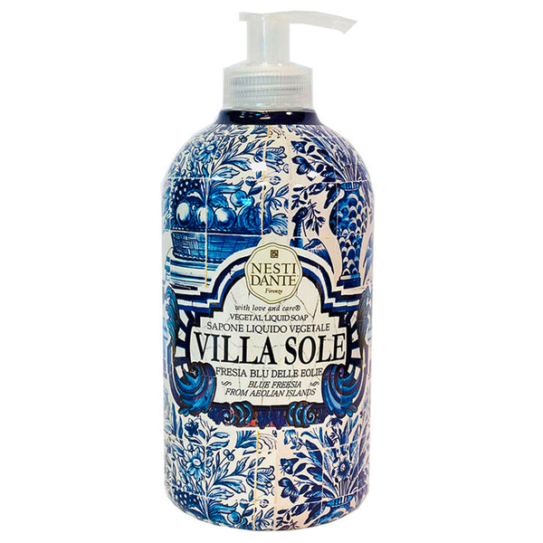 Villa Sole Blue Freesia Liquid Soap