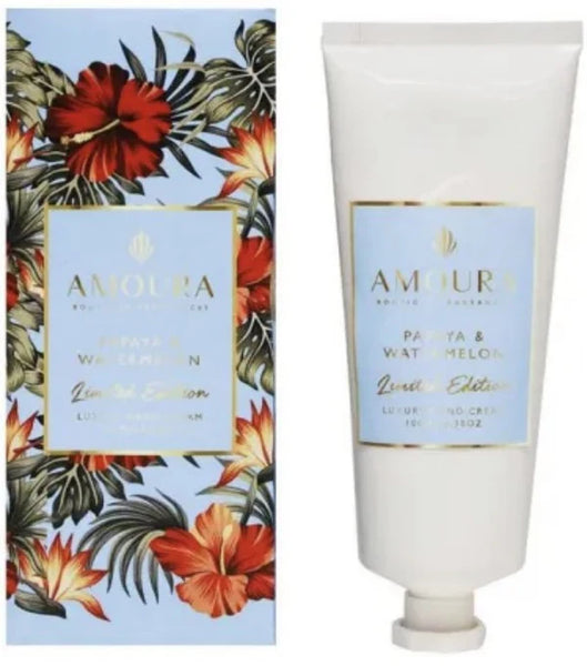 Amoura Hand Cream - Papaya and Watermelon