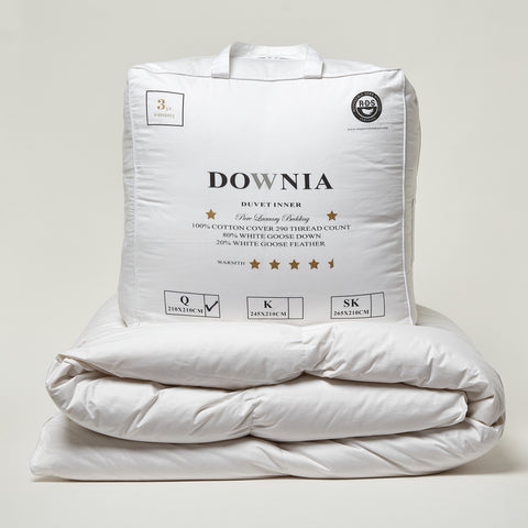 White Goose Feather and Down Duvet Inner