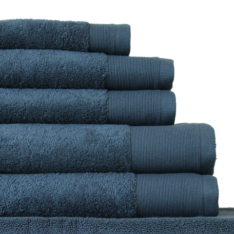 Vida Organic Cotton Towel Range - Navy