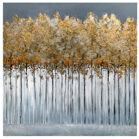 Handpainted Autumn Trees Canvas