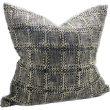 Rustic Black Check Cushion