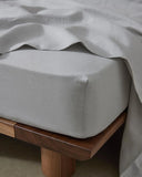 Ravello Linen Sheets - Silver