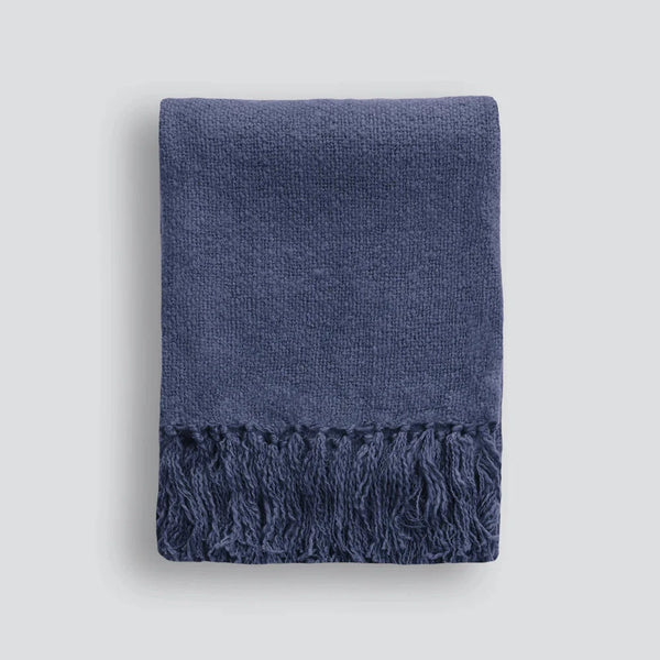 Serenade Throw - Ink Blue