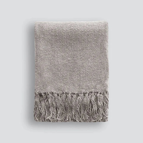 Serenade Throw - Stone Grey