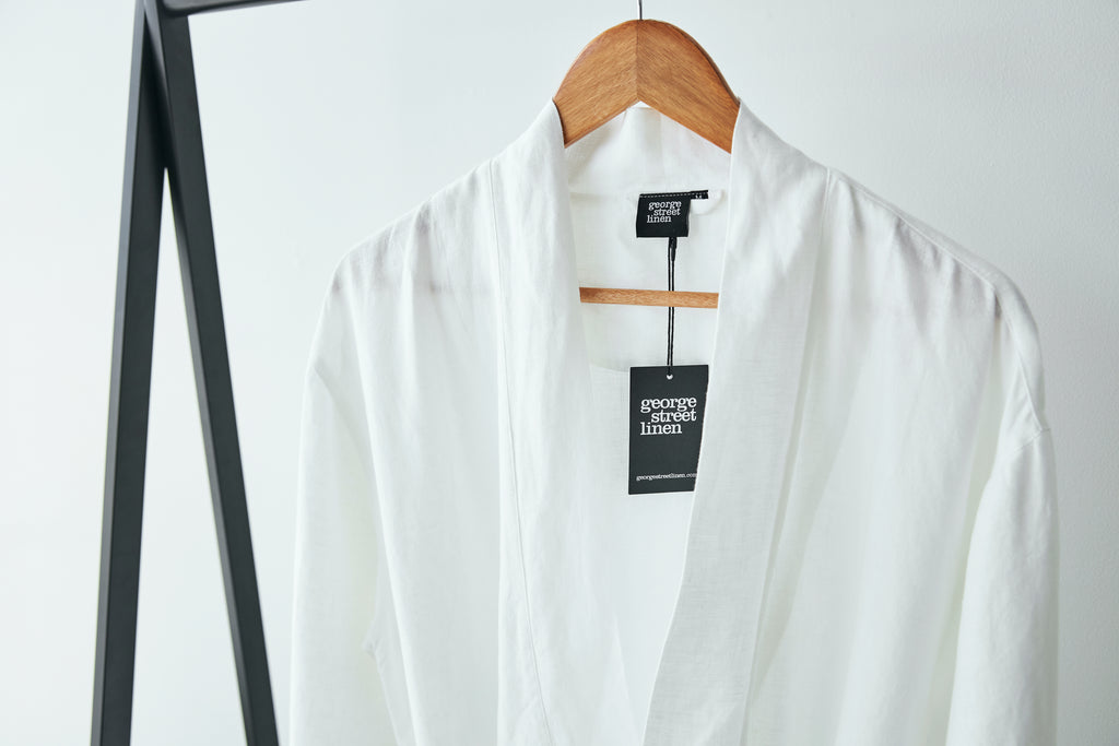 Pure Linen Robe – The Linen Store
