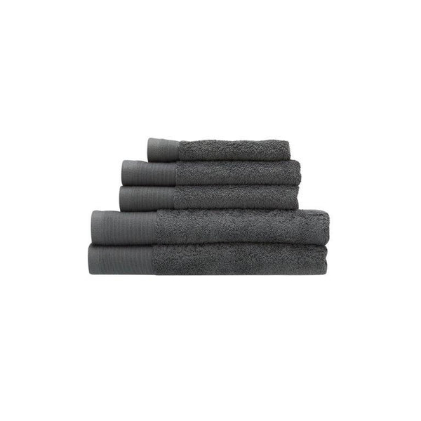 Vida Organic Cotton Towel Range - Charcoal