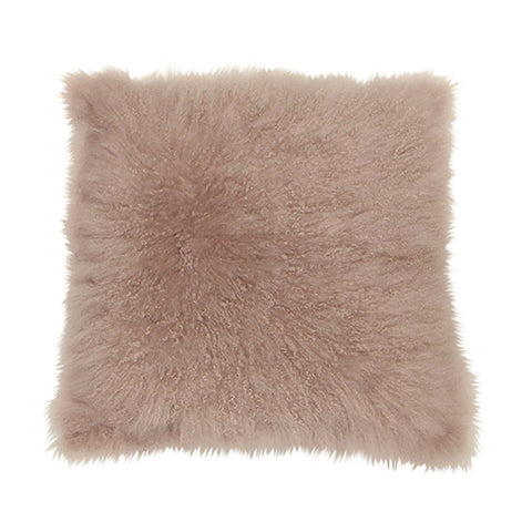 Cashmere Pink Fur Cushion
