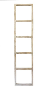White washed ladder