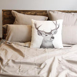 With Stag Cushion