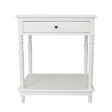 Alba Bedside Table - White