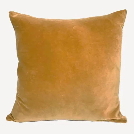 Velvet Cushion Saffron